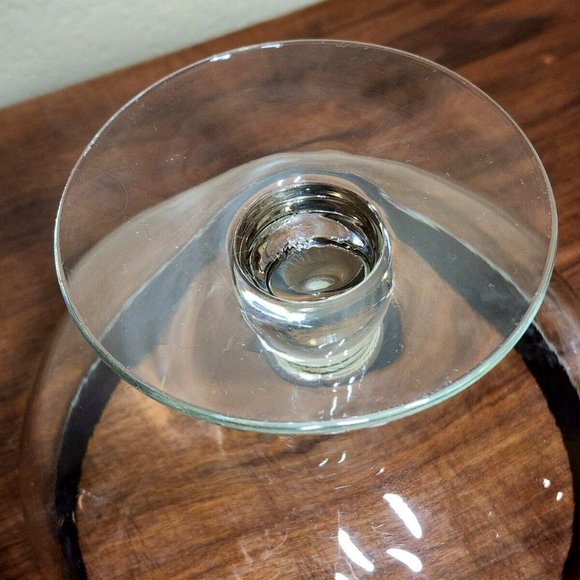 Vintage Silver Band Pedestal Compote Bowl - Picture 6 of 6